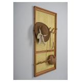 Wooden Coat Rack with Hooks   Wall Mount