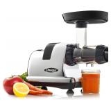 $253 Omega Cold Press Juicer, 200W, Chrome