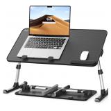 SAIJI Laptop Desk (23.6 x 13, Black)