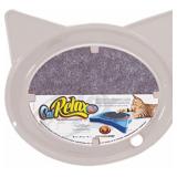 Cat Toy: Scratcher & Ball (Oval Track) - Gray