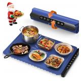 Food Warming Mat: Silicone Tray 4 Temps