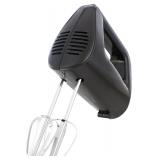 5-Speed Hand Mixer with 2 Beaters, Black