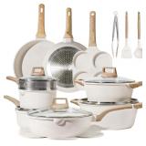 $190 CAROTE 21Pcs Pots & Pans Set, Nonstick