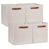 DULLEMELO Storage Baskets for Shelves 4 Pack