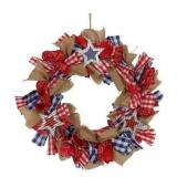 Way To Celebrate 4th of July Patriotic Wreath