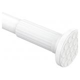 Umimile Tension Curtain Rod, 51-145 in White
