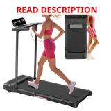 $110 Walking Pad Treadmill with Handle Bar, 3.5HP