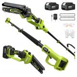 $140 Electric Pole Saw: 6' Cordless, Extendable