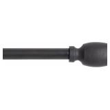 Town & Country Curtain Rod Set, Matte Black