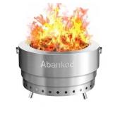 $189 Smokeless 23' Portable Stainless Fire Pit