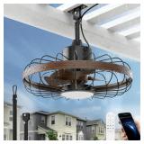$140 Outdoor Ceiling Fans with Light, 18'