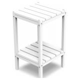 Realife Outdoor Adirondack Side Table, White