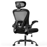 $130 Ergonomic Office Chair with Headrest, Lumbar