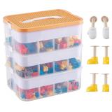 Lego Organizer Storage Box 3-Layer Orange