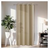 Joydeco Blackout Door Curtain 52W x108L