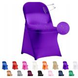 Purple 36 Pcs Waterproof Chair Covers