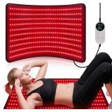 $113 Red Light Therapy Mat 39x24 with Timer