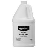 Amazon Basics School Glue, White, 1 Gal