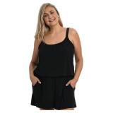 Size: 10 - Maxine of Hollywood Women's Romper Swim
