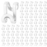 Unittype 100 Pcs Space Saving Hanger Hooks