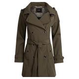 Jessica Simpson MED Womens Trench Coat - Belted
