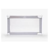 Regalo Expandable Mesh Gate - Gray/White - 28'