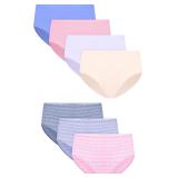 (Size 16)Hanes Girls' Underwear Briefs, 7-pack