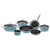 $110 Vasconia 10-Piece Cookware Set, Teal