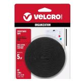 VELCRO Brand 5 ft x 3/4 in Black Tape Roll