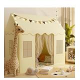 Kids Play Tent - Large Kids Tent Indoor with Mat,