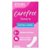 CAREFREE Panty Liners Extra Long 100ct