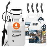 $130 Rock Glue for Landscaping, Sprayer, 2 Gal