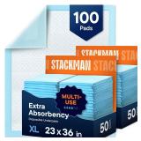Chucks Pads 100-Pack Bed Underpads 23x36