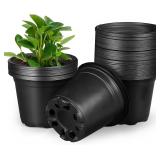 3-Inch Nursery Pots, 150-Pack with Drainage