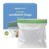 Amazon Basics Sandwich Storage Bags, 300 Count