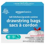 Amazon Basics Ultra-Force Trash Bags, 13 gal