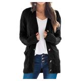 Med-Women's Cardigan Sweater