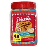 Hartz Delectables Squeeze Up Cat Treats 48ct