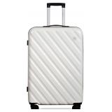 $127 HotWay 28' Expandable Checked Luggage, White