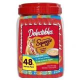 Hartz Delectables Squeeze Up Cat Treats 48ct