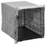 MidWest Dog Crate Cover, 36-Inch, Gray