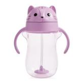 Munchkin Any Angle Weighted Straw Cat Cup, 10oz