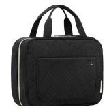 BAGSMART Toiletry Bag with Hanging Hook, Black