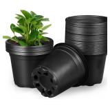 3-Inch Nursery Pots, 150-Pack with Drainage