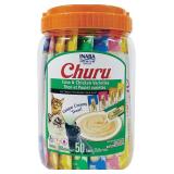 INABA Churu Cat Treats: Tuna/Chicken, 50 Tubes