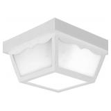 Progress Lighting 2-Light Flush Mount, Black