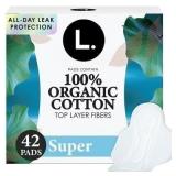 L. Organic Cotton Ultra Thin Pads - 42ct