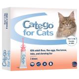 Catego for Cats Flea & Tick Treatment (3-mo)