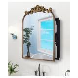 $200 Vintage Arched Bath Cabinet with Mirror