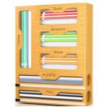 KOCWELL Bag Organizer & Wrap Dispenser